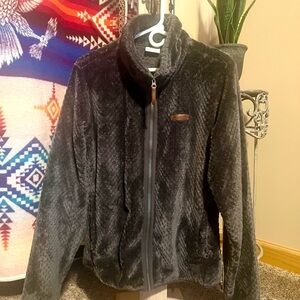 Columbia Fire Side II Sherpa Full-Zip Jacket for Ladies in color Shark Gray